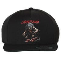 Angry Werewolf Wool Snapback Cap