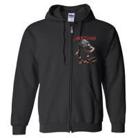 Angry Werewolf Full Zip Hoodie