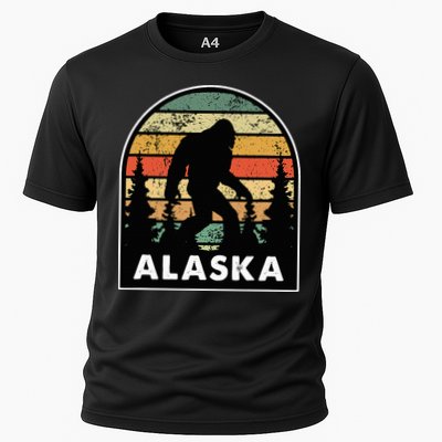 Alaska With A Bigfoot Or A Sasquatch Performance Shirt