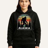 Alaska With A Bigfoot Or A Sasquatch Hoodie