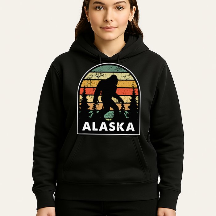 Alaska With A Bigfoot Or A Sasquatch Hoodie