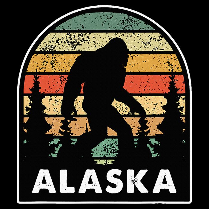 Alaska With A Bigfoot Or A Sasquatch Hoodie