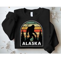 Alaska With A Bigfoot Or A Sasquatch Sweatshirt