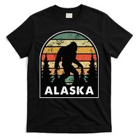 Alaska With A Bigfoot Or A Sasquatch T-Shirt