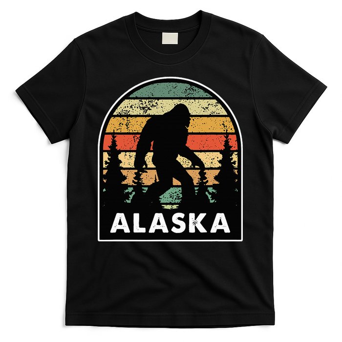 Alaska With A Bigfoot Or A Sasquatch T-Shirt