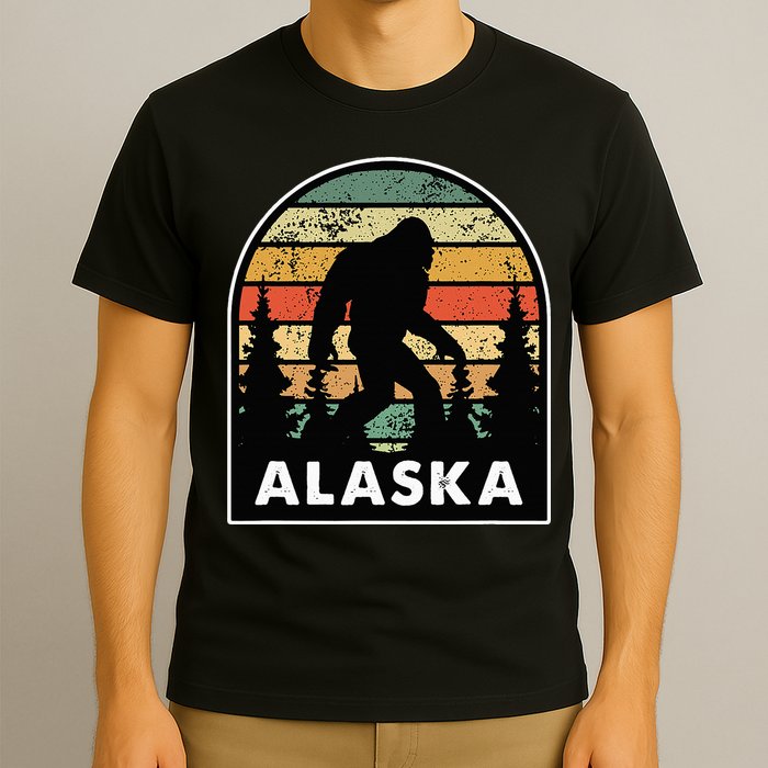 Alaska With A Bigfoot Or A Sasquatch T-Shirt