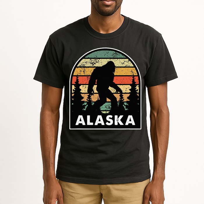 Alaska With A Bigfoot Or A Sasquatch Tall T-Shirt