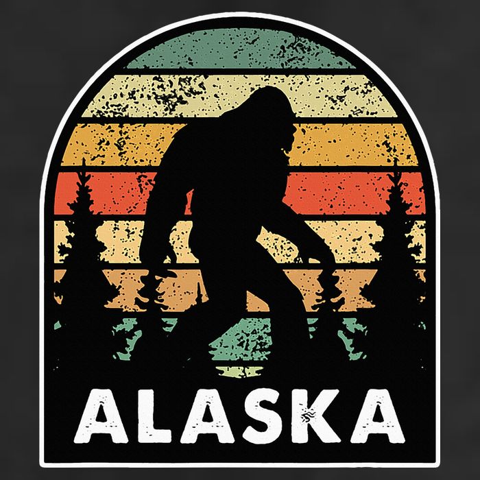 Alaska With A Bigfoot Or A Sasquatch Beanie