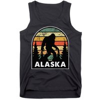 Alaska With A Bigfoot Or A Sasquatch Tank Top