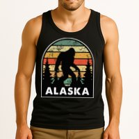 Alaska With A Bigfoot Or A Sasquatch Tank Top