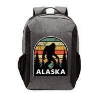 Alaska With A Bigfoot Or A Sasquatch Vector Backpack