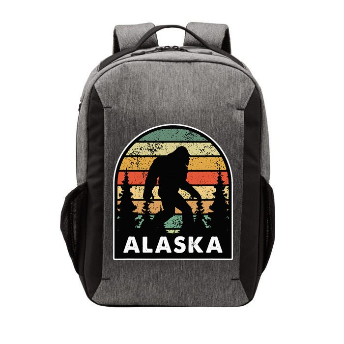 Alaska With A Bigfoot Or A Sasquatch Vector Backpack