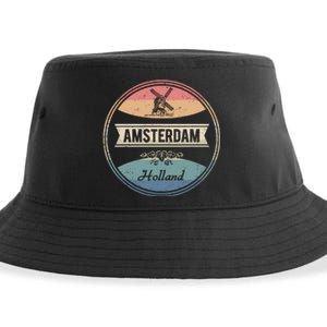 Amsterdam Windmill Sustainable Bucket Hat