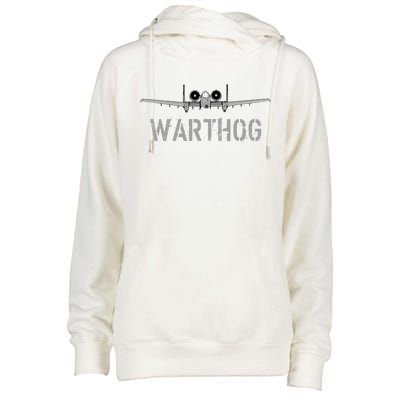 A10 Warthog Attack Jet A10 Thunderbolt Womens Funnel Neck Pullover Hood