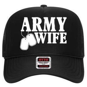 Army Wife High Crown Mesh Back Trucker Hat