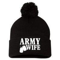 Army Wife Pom Pom 12in Knit Beanie