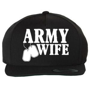 Army Wife Wool Snapback Cap