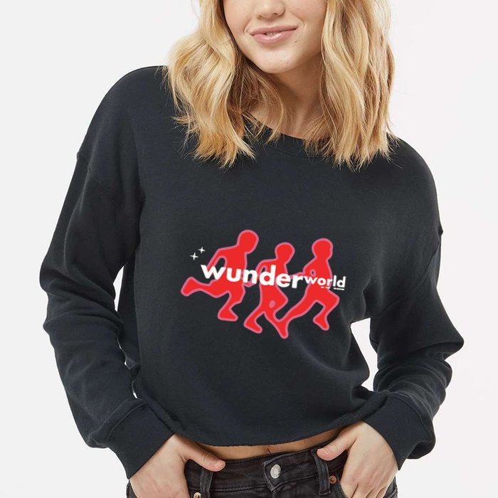 Aries Wunderworld Cropped Pullover Crew