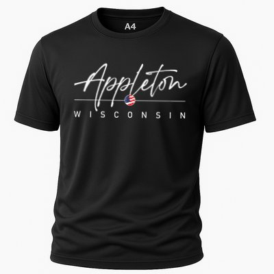 Appleton Wisconsin Cooling Performance Crew T-Shirt