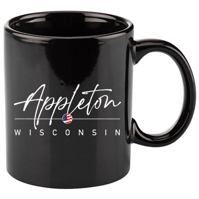 Appleton Wisconsin 11oz C Handle Ceramic Mug
