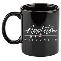Appleton Wisconsin 11oz C Handle Ceramic Mug