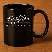 Appleton Wisconsin 11oz C Handle Ceramic Mug