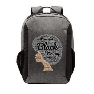 Afro Word Art Black History Month Gift Vector Backpack