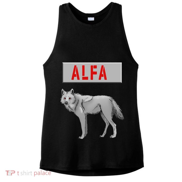 ALFA Wolf Ladies PosiCharge Tri-Blend Wicking Tank