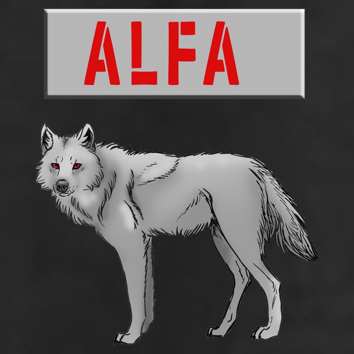 ALFA Wolf 7 Panel Mesh Trucker Snapback Hat