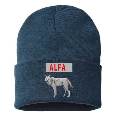 ALFA Wolf Sustainable Knit Beanie