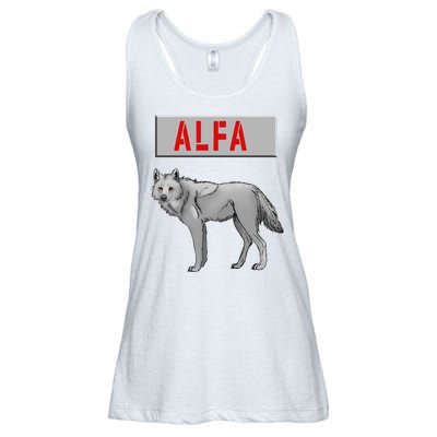 ALFA Wolf Ladies Essential Flowy Tank