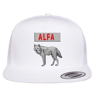 ALFA Wolf Flat Bill Trucker Hat