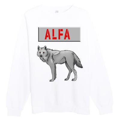 ALFA Wolf Premium Crewneck Sweatshirt