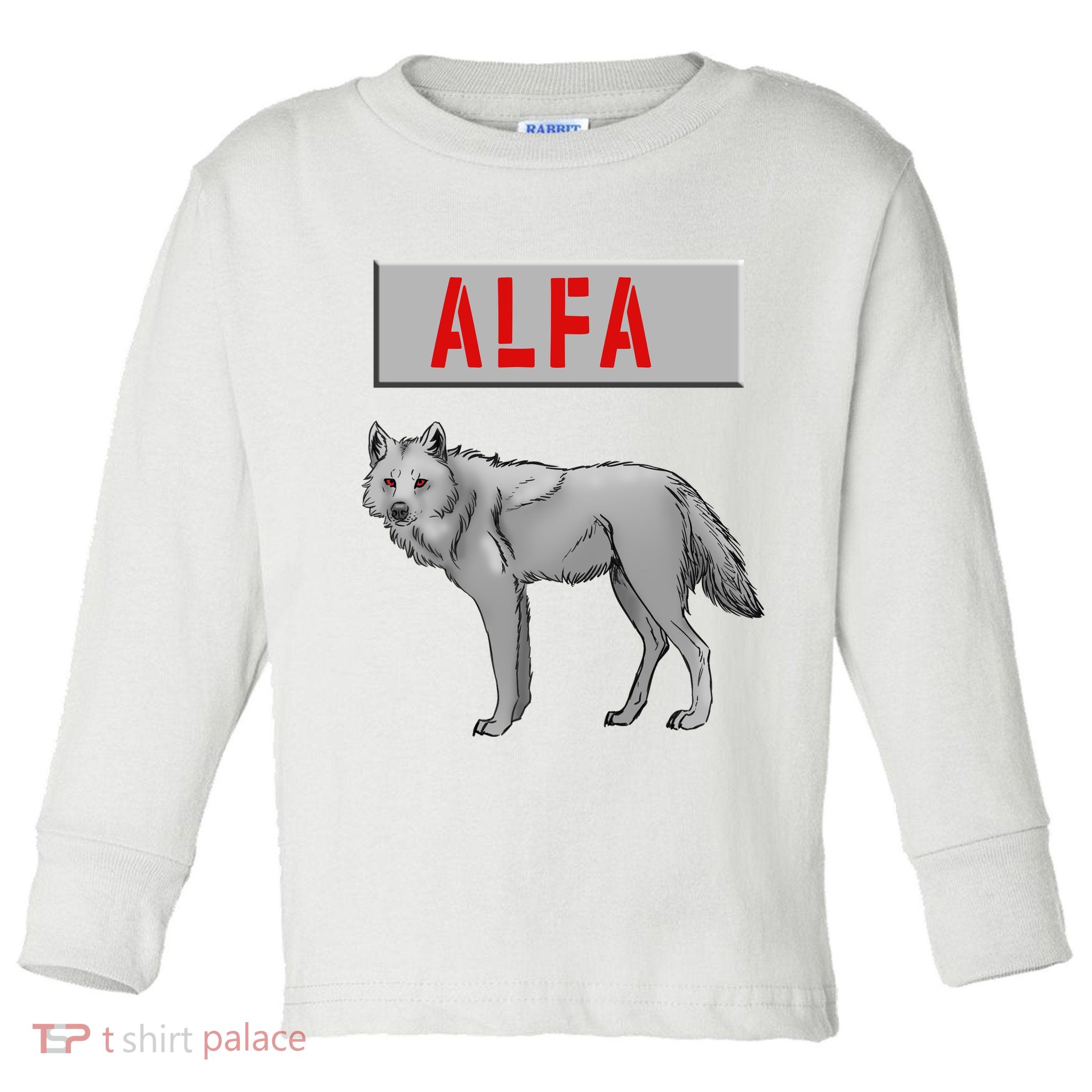 ALFA Wolf Toddler Long Sleeve Shirt