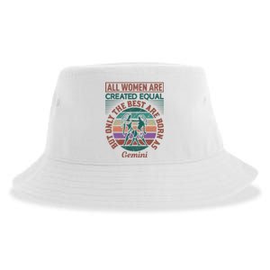 All Women Are Created Equal But The Best Are Born As Gemini Sustainable Bucket Hat