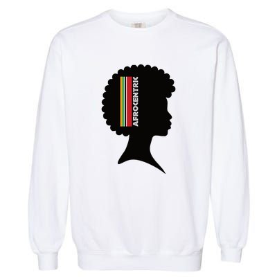 Afrocentric Woman Garment-Dyed Sweatshirt