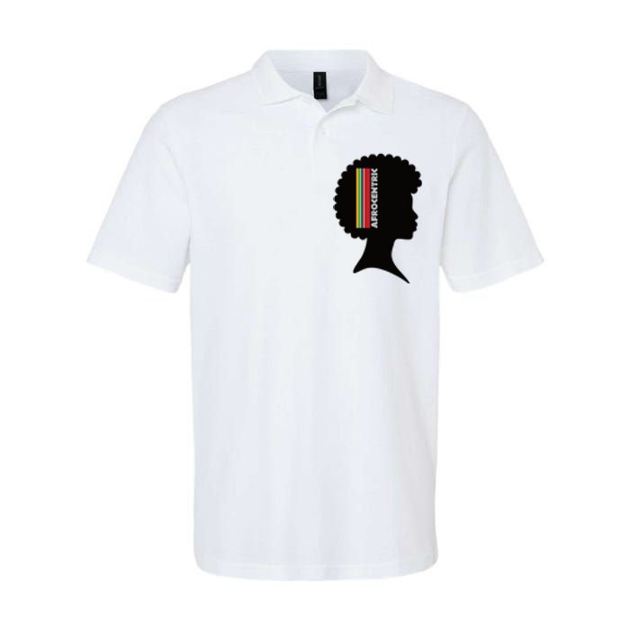 Afrocentric Woman Softstyle Adult Sport Polo