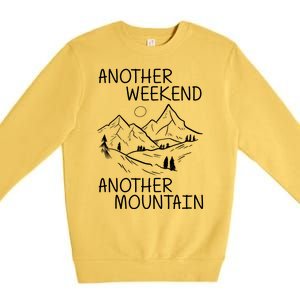 Another Weekend Another Mountain Premium Crewneck Sweatshirt