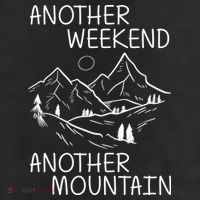 Another Weekend Another Mountain 7 Panel Mesh Trucker Snapback Hat