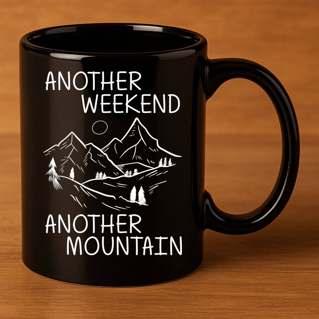Another Weekend Another Mountain 11oz C Handle Ceramic Mug