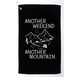 Another Weekend Another Mountain Platinum Collection Golf Towel