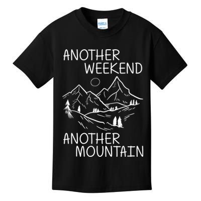 Another Weekend Another Mountain Kids T-Shirt