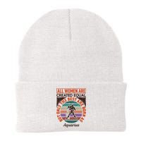 All Women Are Created Equal But The Best Are Born As Aquarius Knit Cap Winter Beanie