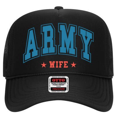 Army Wife High Crown Mesh Back Trucker Hat