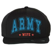 Army Wife Wool Snapback Cap