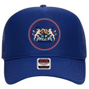 Advance Wars Allied Nations High Crown Mesh Back Trucker Hat