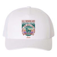 All Women Are Created Equal But The Best Are Born As Aries Yupoong Adult 5-Panel Trucker Hat