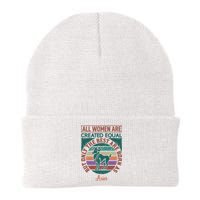 All Women Are Created Equal But The Best Are Born As Aries Knit Cap Winter Beanie