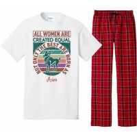 All Women Are Created Equal But The Best Are Born As Aries Pajama Set