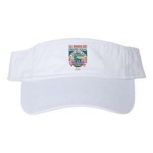 All Women Are Created Equal But The Best Are Born As Aries Valucap Bio-Washed Visor